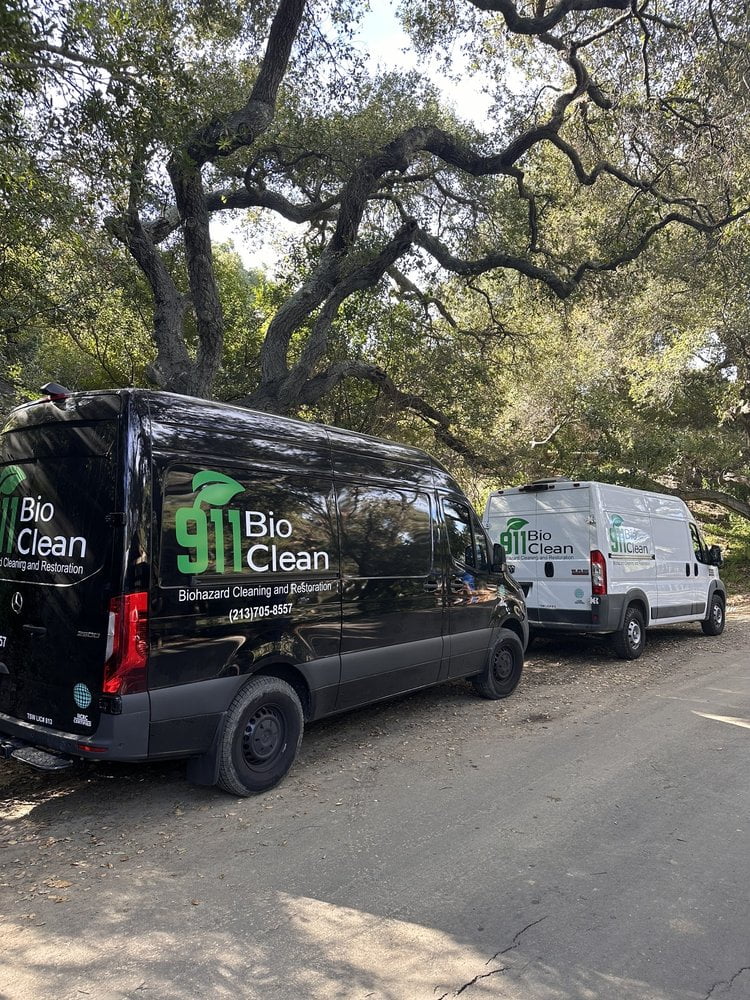 911 Bio Clean Crime Scene Cleanup Van in Los Angeles, CA