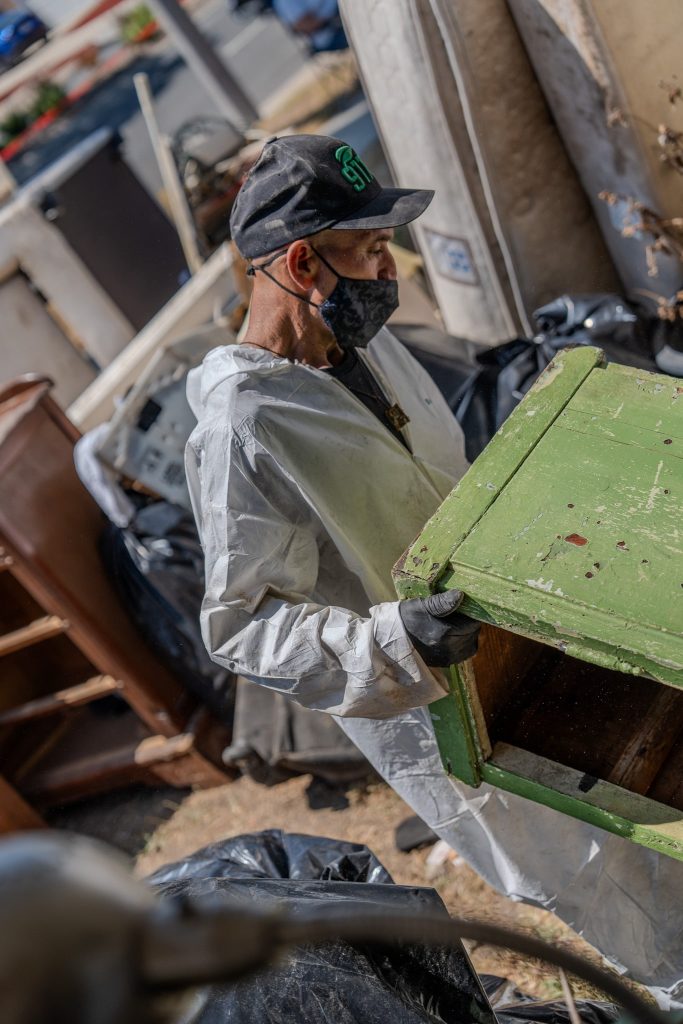 Monterey Park, CA Hoarder Clean Up Technician Performing Death Cleanup