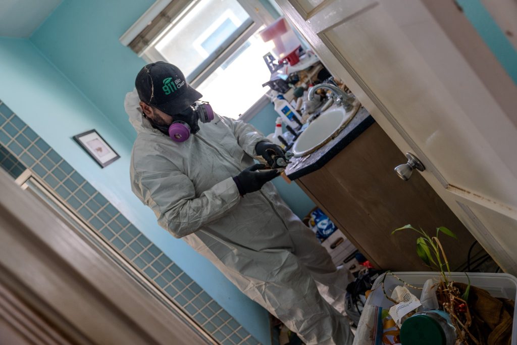 Hoarder Clean Up in Progress at Torrance, CA Home