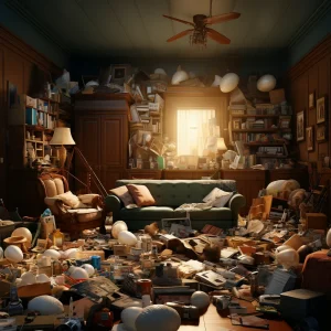 Messy Home Needing Hoarding Cleanup in Inglewood, CA
